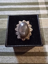 Natural Black Sunstone 925 Sterling Silver Ring Jewelry S. 7