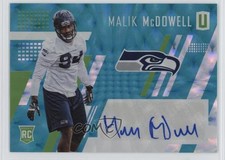 2017 Unparalleled Class of Rookie Teal Future Frame 8/25 Malik McDowell Auto 5c2