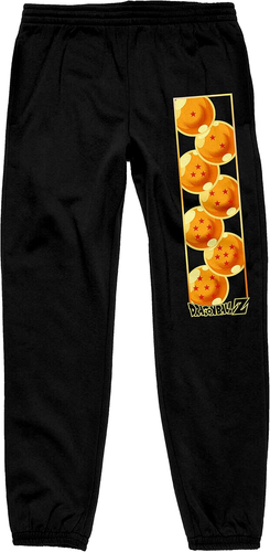 Dragon Ball Z Men's Black Sweatpants with Iconic Dragon Balls Design - Picture 8 of 12