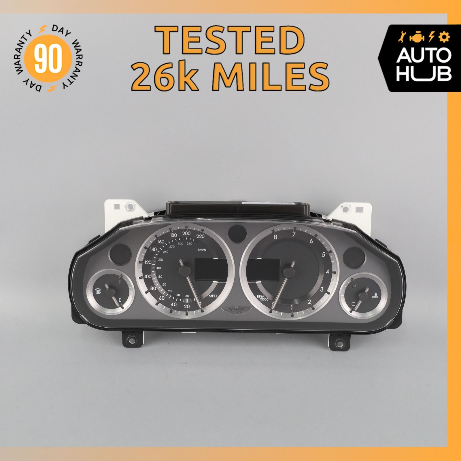 06-16 Aston Martin V8 Vantage DB9 Instrument Cluster Speedometer OEM 26k