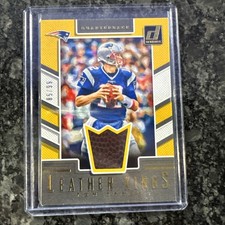2017 Donruss Tom Brady Leather Kings /99 Game Used Football Patch Relic