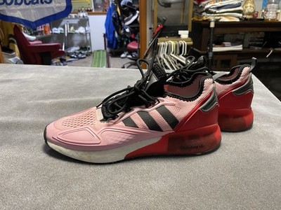 Adidas ZX 2K Boost Ninja 'Time In' Trainers Pink Black Red Men s UK Size 11.5