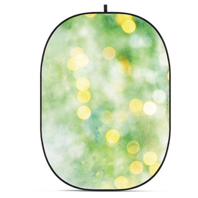 Glow CBA-TB0007 5x6.5' Fabric Collapsible Backdrop, Bokeh Textured
