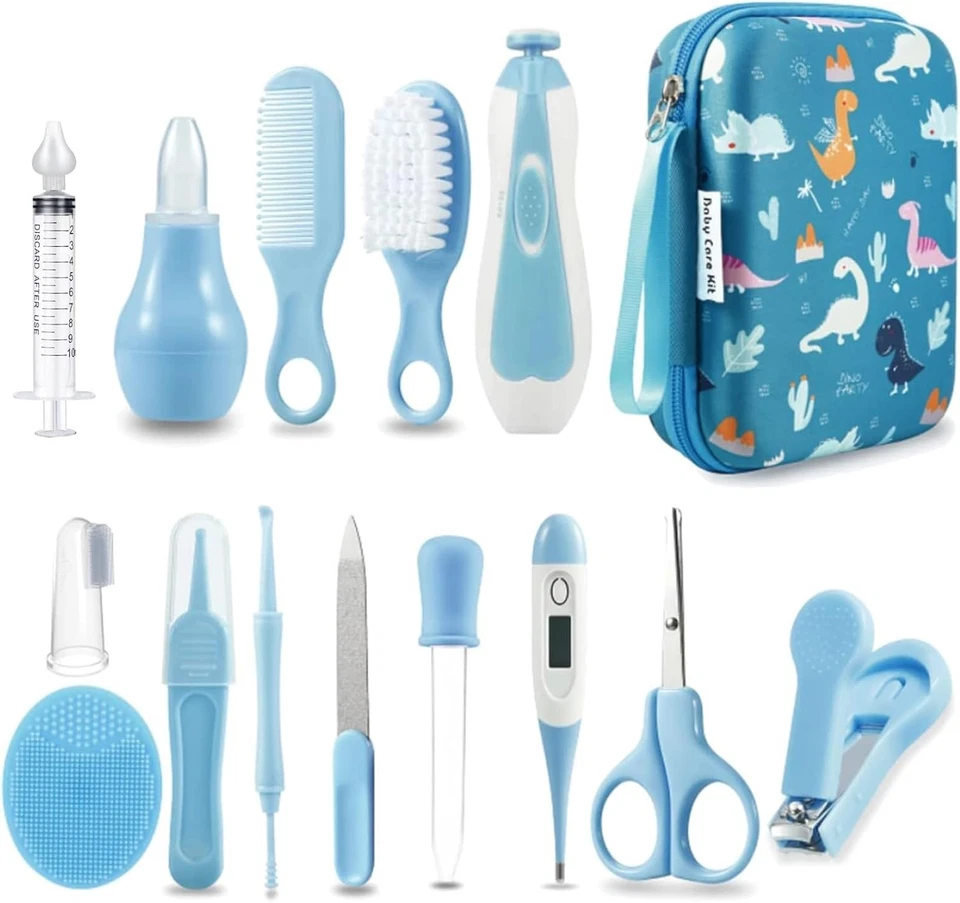 Kit de cuidados com a saúde e higiene do bebê 19 em 1 - Aparador elétrico de unhas e conjunto essencial - Imagem 3 de 4