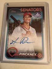 2024 Topps Pro Debut Andrew Pinckney AUTOGRAPH #PD-117 Rookie Baseball Card