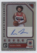 2023-24 Panini Donruss Optic Signature Series Holo Prizm Isaiah Livers Auto 0yk4