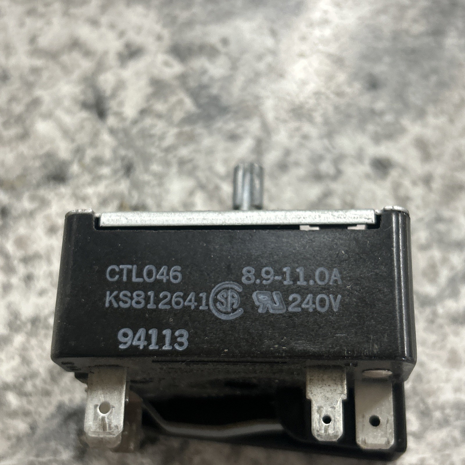 GE Range Oven Surface Element Control Switch Part No. CTL046 FREE SHIPPING!!OEM!