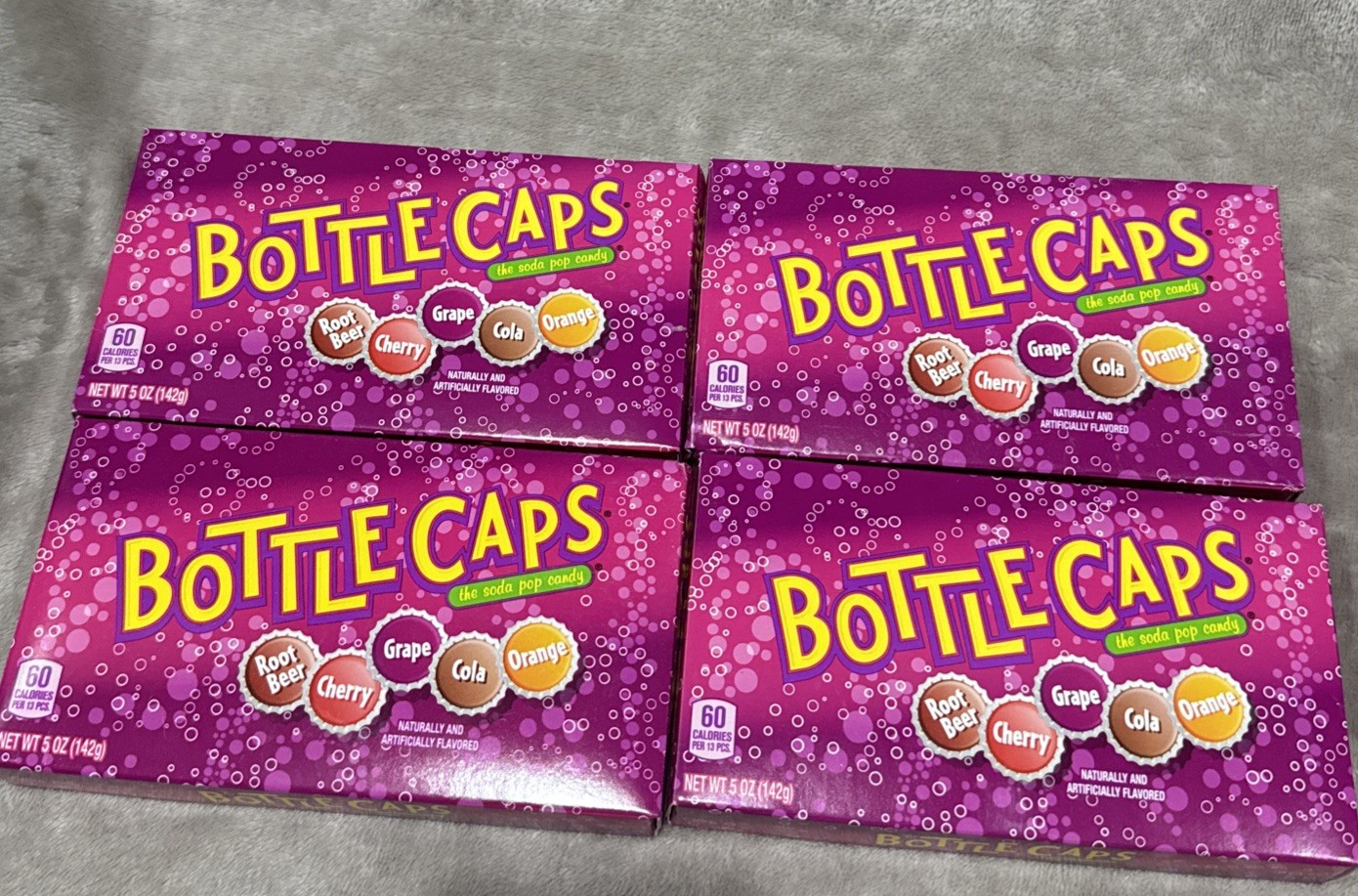 Wonka Bottle Caps, Fizzy Hard Candy, 5 Ounce Theater Candy B