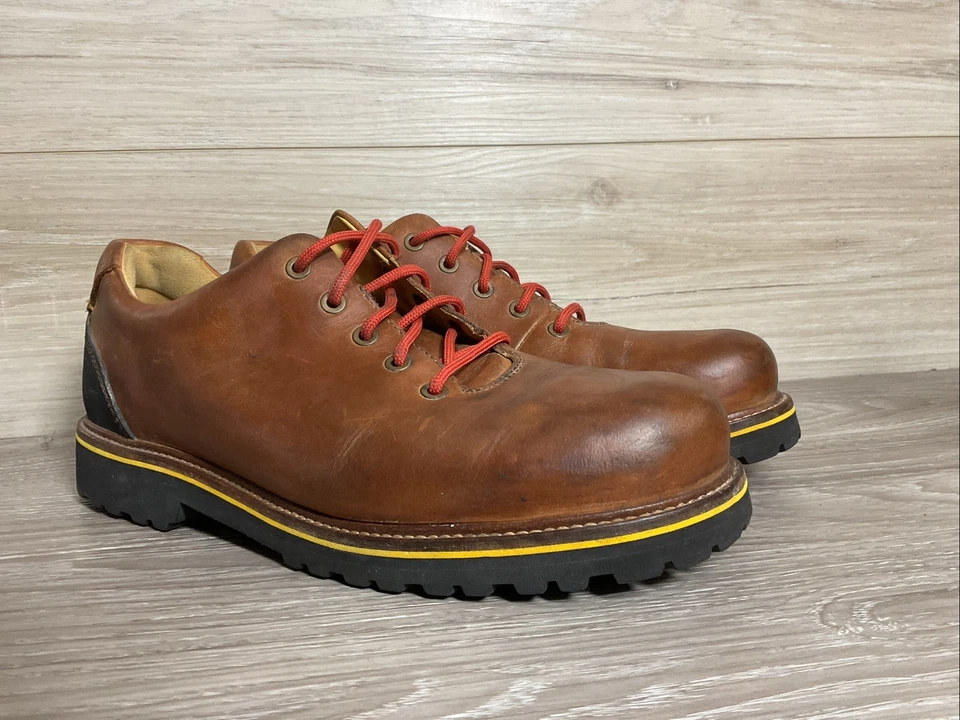 Zapato de Senderismo Samuel Hubbard Para Hombre 10.5 M "Fresco" Cuero Cera Tostado Cuero Real Foto 2 de 4