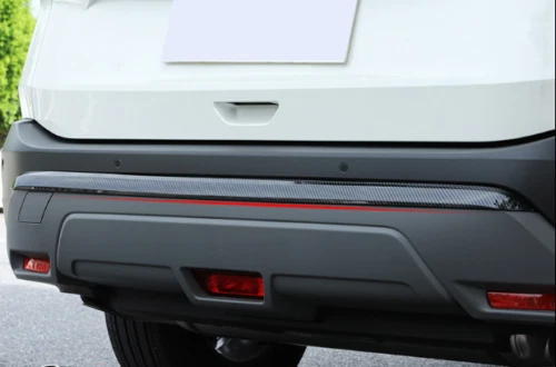 Protector inferior parachoques trasero Cove 1X aspecto carbono ABS para Nissan Rogue 2022-2023 Foto 4 de 4