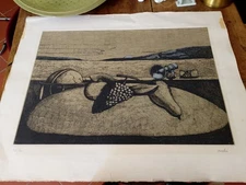 SERGIO VACCHI INCISIONE FIRMATA NUMERATA GRANDI DIMENSIONI