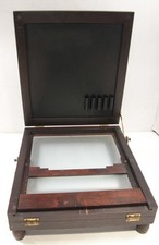 ANTIQUE VINTAGE FOLMER GRAFLEX WOODEN ROC PHOTO NEGATIVE RETOUCHING DESK