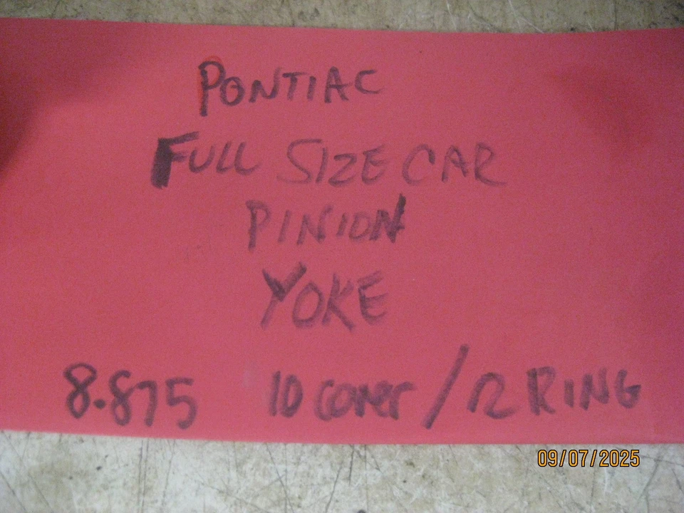 ПОЛНОРАЗМЕРНЫЙ ПОНТИАК PINION YOKE 28 ШЛИЦЕВ 1966CATALINA 1969 BONNEVILLE GRAND PRIX - Изображение 2 из 4