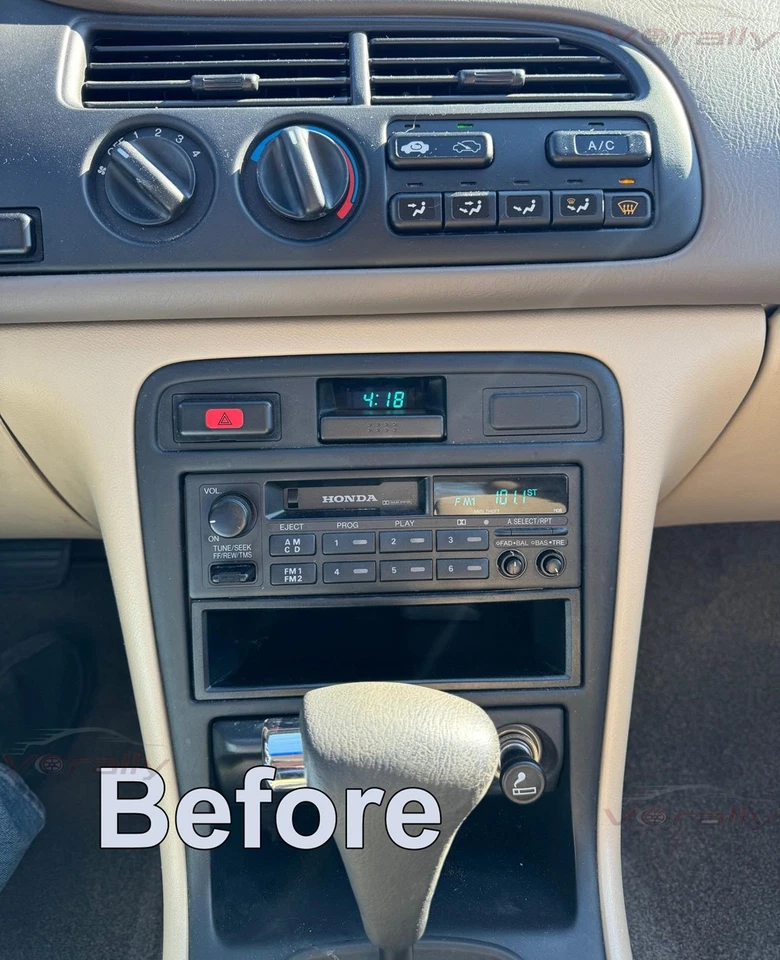 For HONDA ACCORD 1994-1997 Android 13 GPS Stereo Radio , Wireless Apple CarPlay Foto 2 de 4