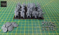 24x Highlands Miniatures Sons of Ymir Dwarf Warriors inc Cmd (bases inc).
