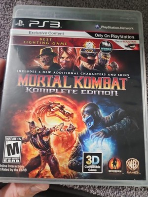 Mortal Kombat Komplete Edition (PS3, 2012) Greatest Hits - CIB  FLAWLESS 