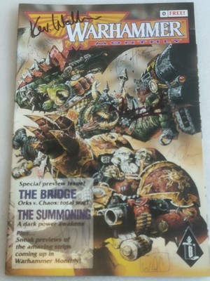Warhammer Monthly Issue 0 Signed Kev Walker Anthony Williams Etc RARE #1