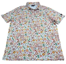 The Best Sunday Swagger Golf Performance Polo Shirt  Men's Size Large