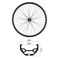 ruota posteriore 29 x 25mm mtb boost 12x148mm tubeless ready shimano hg 10/11/12