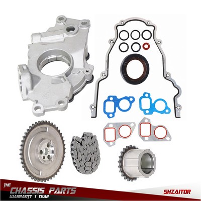 Oil Pump With Timing Chain Kit For Chevrolet GM 4.8L 5.3L 6.0L LS1 LS2 LS3