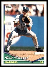 Rich Amaral 1994 Topps #233 Seattle Mariners MLB READ FREE SHIPPING AutographDen