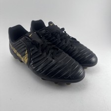 NIKE TIEMPO LEGEND VII CLUB FG - Black/Metallic Gold Youth Size 5Y Soccer Cleats