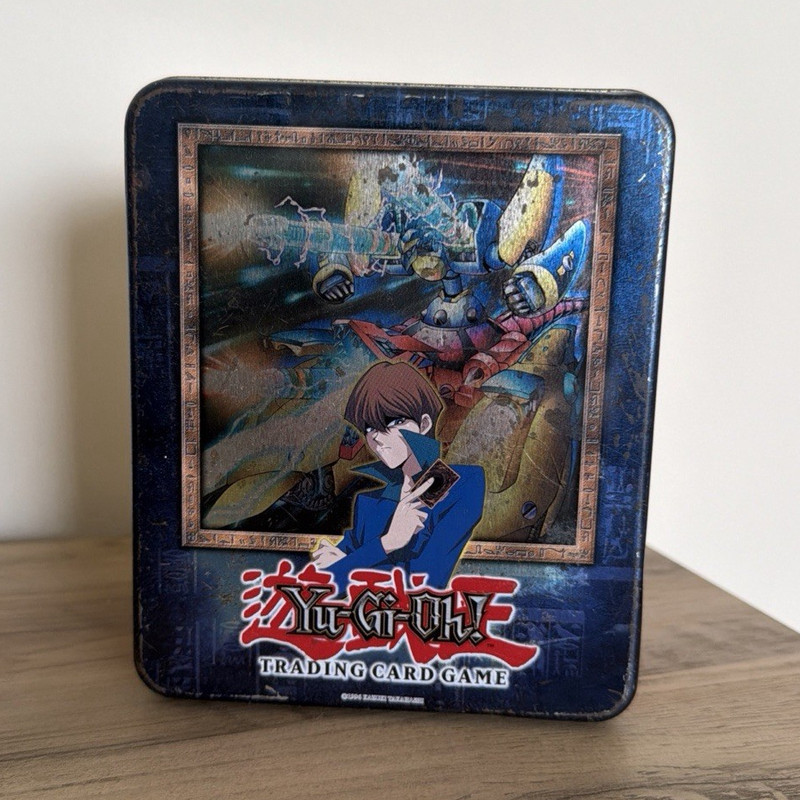 Yu-Gi-Oh! Kaiba Collector Tin Trading Card Game Storage Box Empty 2002 Konam