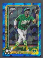 2025 Topps Chrome Update Sapphire DENZEL CLARKE RC Athletics