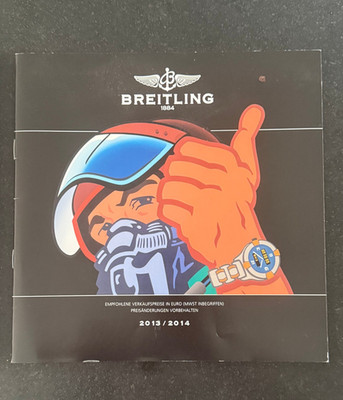 Breitling Katalog 2013/2014    Instruments for Professionals    Selten!