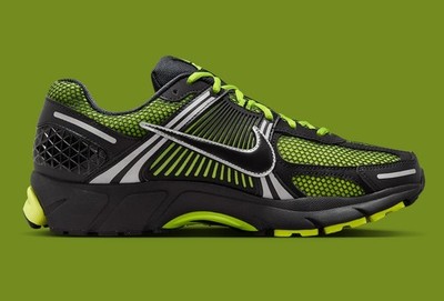 Nike Zoom Vomero 5 Men's Black Lemon Venom Sports Sneaker FB9149