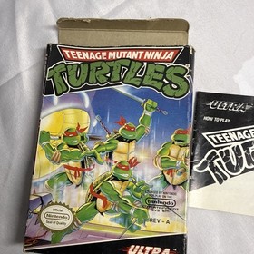 Teenage Mutant Ninja Turtles 1 (Nintendo NES) in scatola con istruzioni