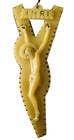 VINTAGE LONG LARGE LUCITE GLOW IN DARK ROSARY MADE IN ITALY 1960'S — photo 10