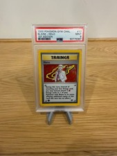 2000 BLAINE 1ST EDITION HOLO GYM CHALLENGE PSA 9 MINT #17/132 POKEMON on eBay