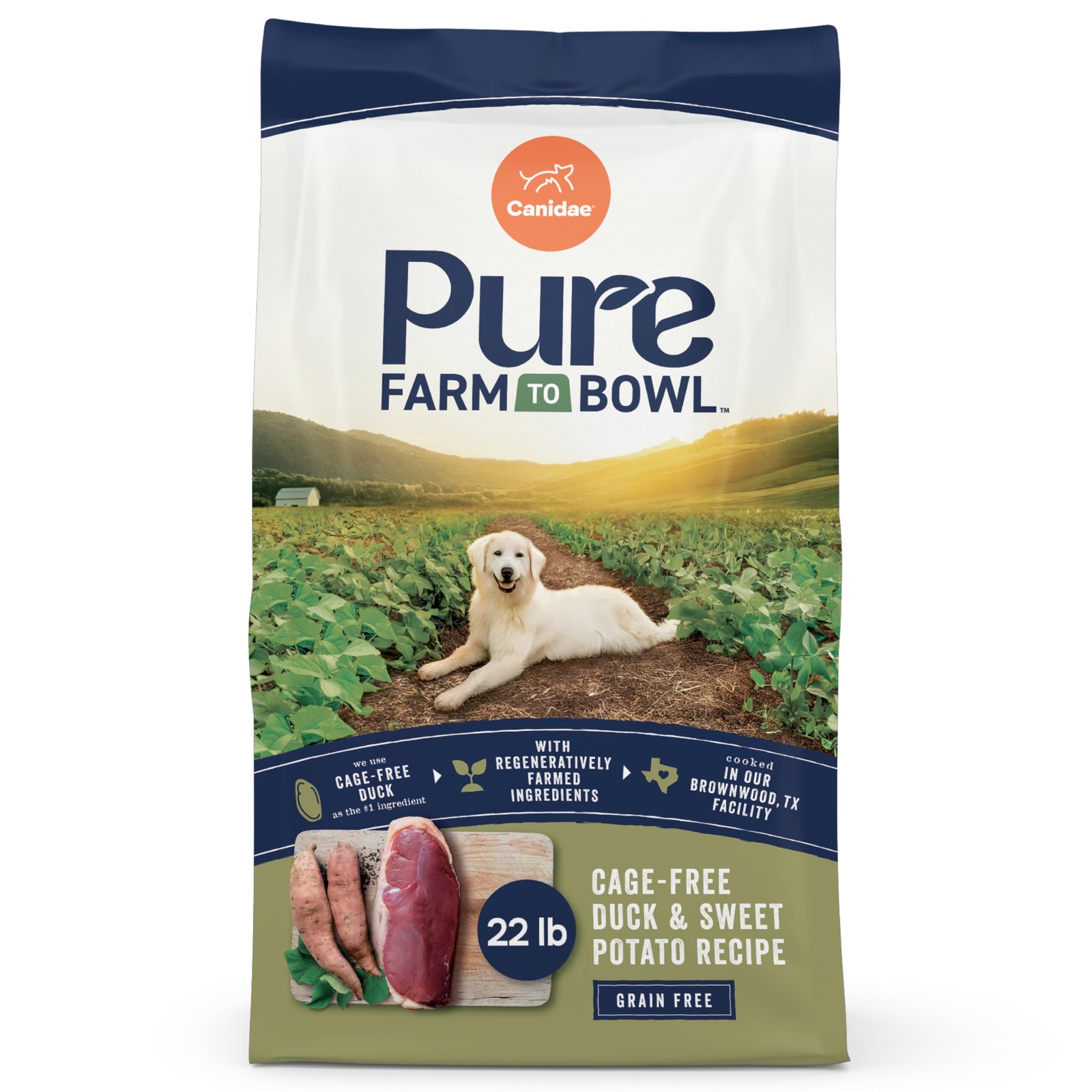 CANIDAE Grain Free PURE Sky Dog Dry Formula with Fresh Duck,
