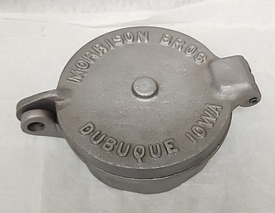 Morrison Bros M316C Hinged Fill Cap 4'' Female NPT Thread, Lockable