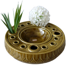 Cortendorf Ikebana Blumensteckschale Keramik Adventskranz Steckschale W. Germany