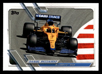 2021 Topps Formula 1 #100 Daniel Ricciardo Card McLaren F1