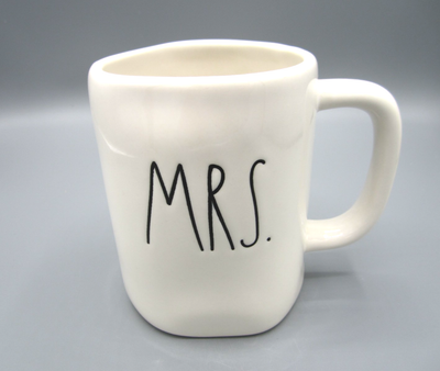 #ad #ad Rae Dunn White Inside amp; Outside quot;Mrsquot; Coffee Tea Mug 20 oz 159 $17.99