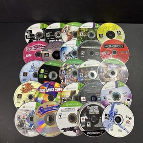 Huge 100 Video Game Lot UNTESTED AS IS- Wii Nintendo 3DS PlayStation Xbox