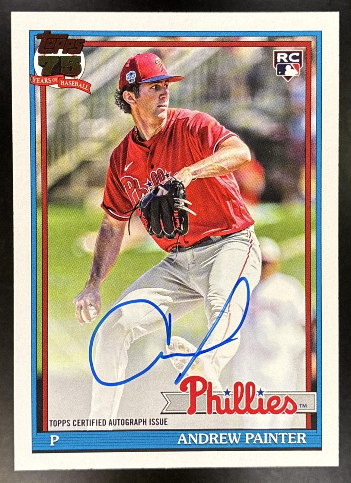 2026 Topps Series 2 #91A-APA 1991 Auto Andrew Painter