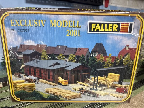 Faller 232201 exclusivo modelo 2001 aserradero escala N en embalaje original nuevo | Condition: Neu