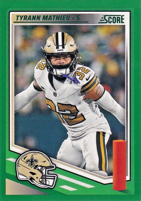 2025 Score - Tyrann Mathieu #96 Green