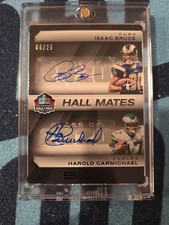 2025 Black Hall Mates Isaac Bruce Harold Carmichael Rams Eagles /25 Hall of Fame