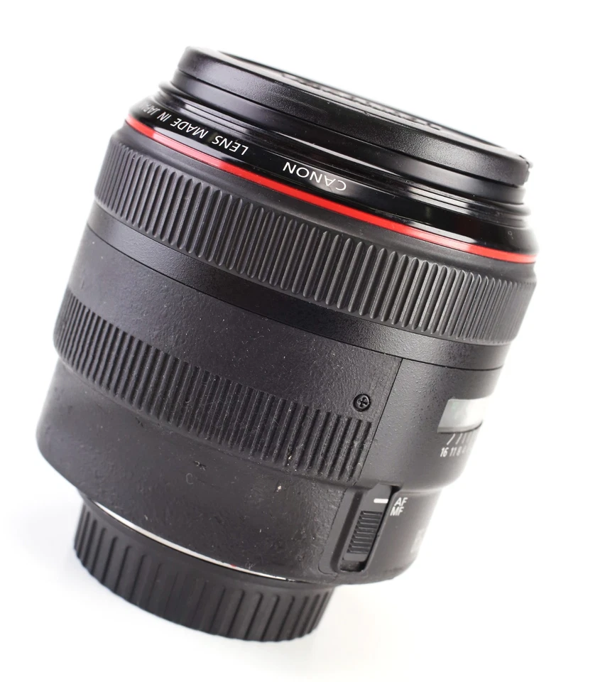 Canon EF 85mm II F1.2 L USM Autofocus Prime Lens for EOS DSLRs Front & Rear Caps - Image 3 of 4