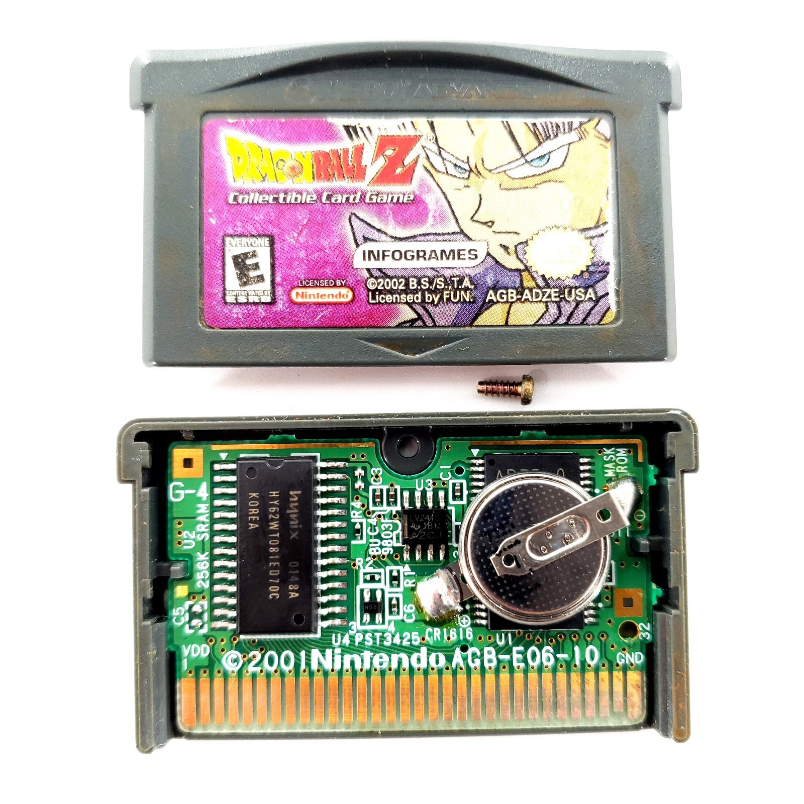 Dragon Ball Z: Collectible Card Game (Nintendo Game Boy Advance, 2002) Tested