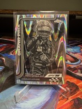 2025 Topps Chrome F1 Charles Leclerc Grand Prix B&W Raywave Refractor #137