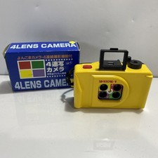 Toy Camera Yellow Film Camera 4-Shot Burst 35mm Showa Retro