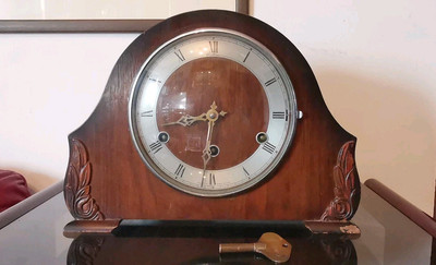  PERIVALE und BENTIMA WESTMINSTER GLOCKENSPIEL MANTELUHR VINTAGE ART DECO