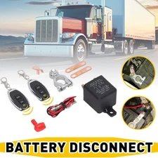 Universal Disconnect Wireless Car Isolator Battery 12v 120A Dual Remote Control