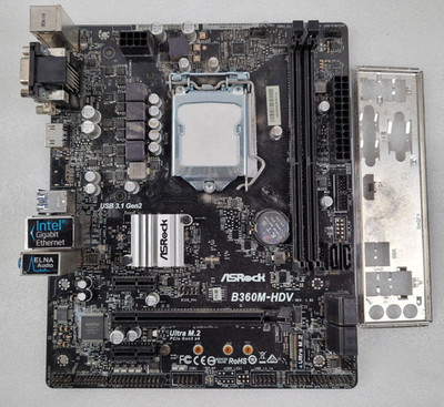 Asrock B360M-HDV LGA 1151 Micro-ATX Motherboard